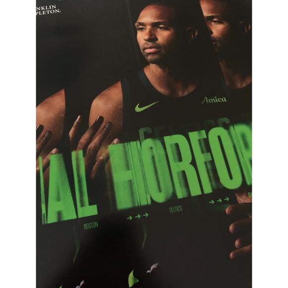 Boston Celtics v Philadelphia 76ers 3/6/2025 Lineup Roster Poster Al Horford - Picture 4 of 10